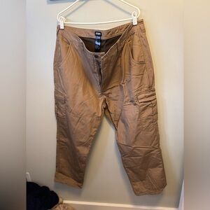 CQR Men's Brown FLEECE LINED Cargo Pants